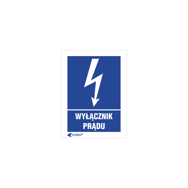 WYŁĄCZNIK PRĄDU  52X74 FOLIA SAMOPRZYLEPNA