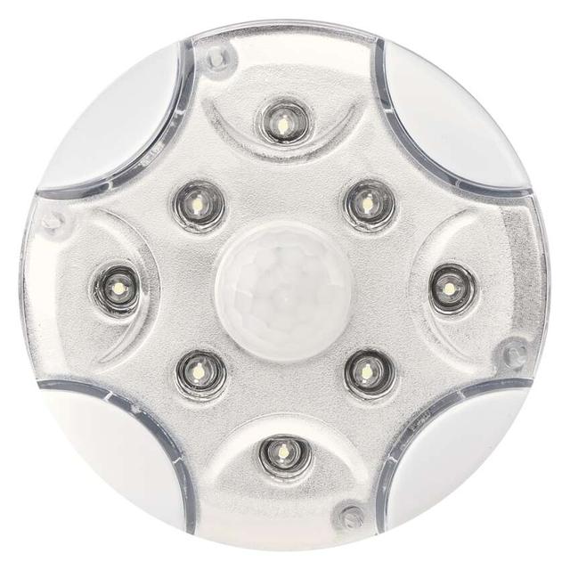 Lampka nocna 8× LED 3× AA, 90lm, czujnik PIR, biała P3310K EMOS