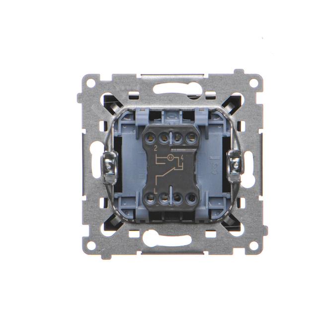 Simon 54 Łącznik schodowy z podświetleniem LED 16A 250V zaciski śrubowe czarny DW6AL.01/49 KONTAKT