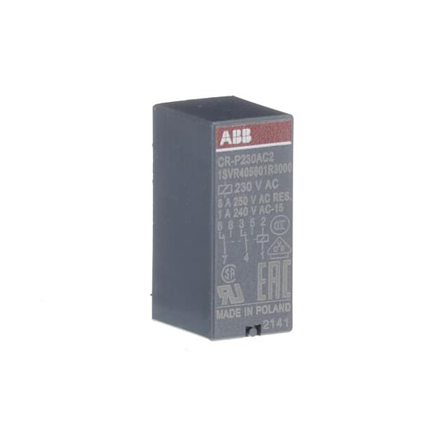 Przekaźnik CR-P230AC2, A1-A2=230V AC, 2 styki c/o 250V/8A 1SVR405601R3000 ABB