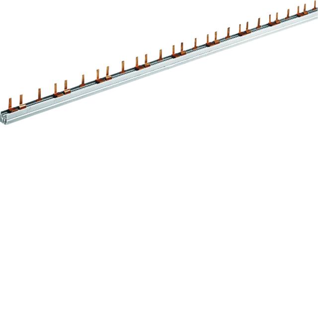 Szyna grzebieniowa kołkowa pozioma 3P 10mm2 do mod. rozłączników bezpiecz. L7xM KB309N HAGER