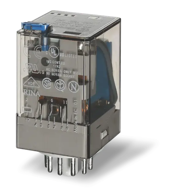 Przekaźnik przemysłowy 3 P; 10A; 240V AC; LED, 60.13.8.240.0030