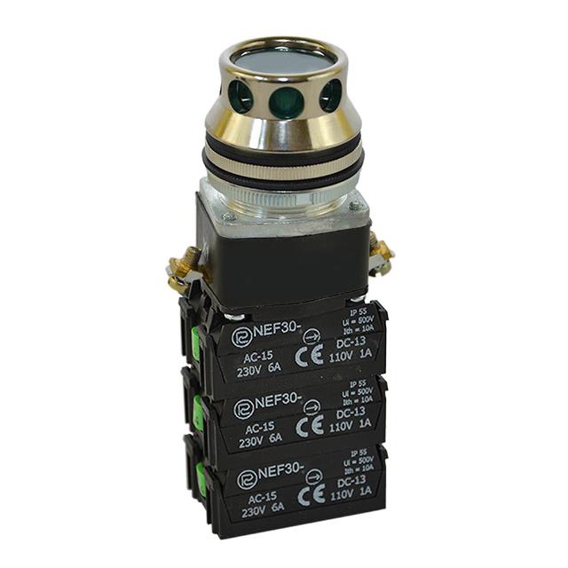 Przycisk NEF30-KL4X2Y/24V zielony W0-NEF30-KL 4X2Y Z PROMET