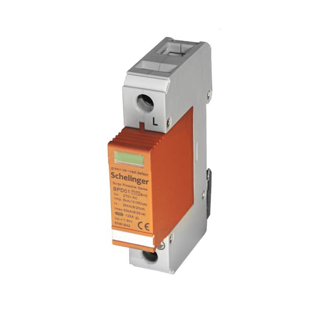 OCHRONNIK PRZEPIĘĆ 1P 5kA KLASA T1+T2 (B+C) SCHELINGER