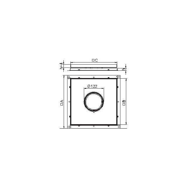 RKF3 V2 30, Rama kasetonowa, z otw.na tubus