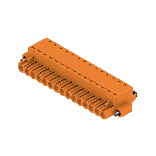 BLF 5.00HC/15/180F SN OR BX Wtyk PCB (złącze wiązki), 5.00 mm, Liczba biegunów: 15, PUSH IN, Złącze sprężynowe /18szt./ 1017590000 WEIDMÜLLER