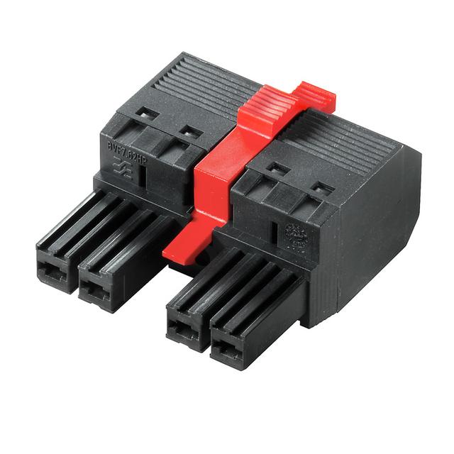 BVF 7.62HP/04/180MF3 SN BK BX Złącze kablowe do płytek drukowanych /40szt./ WEIDMULLER