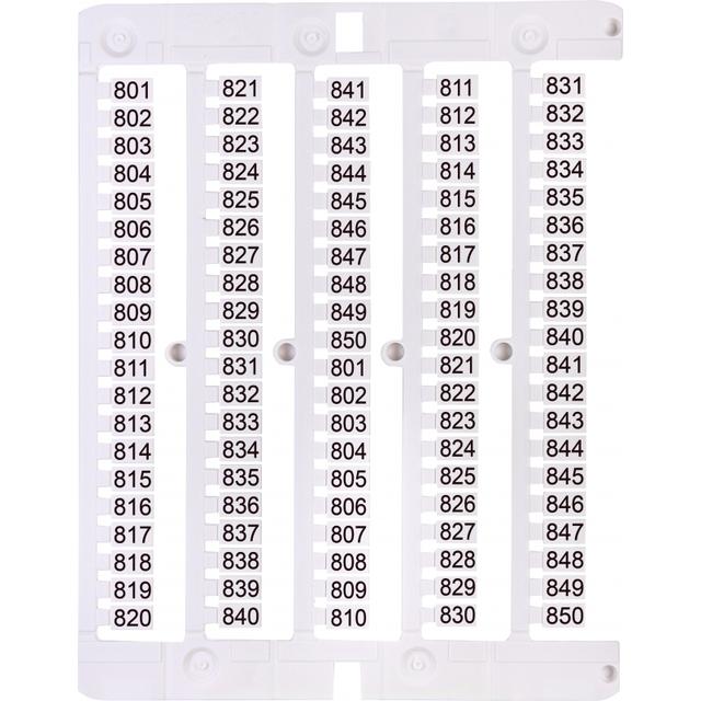 Oznacznik 801 do 850 (100 szt.) ES-NU0851801 003903093 ETI