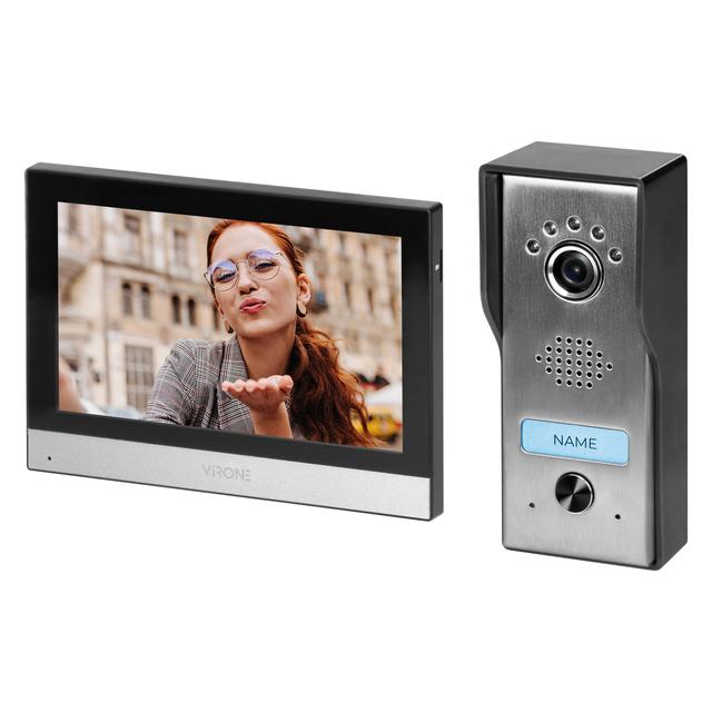 Zestaw wideodomofonowy ACERO bezsłuchawkowy monitor dotykowy 7' LCD VDP-71/B ORNO
