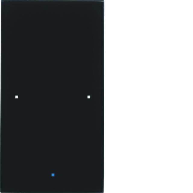 BERKER KNX TS Sensor dotykowy 1-krotny szkło czarne 75141835 HAGER