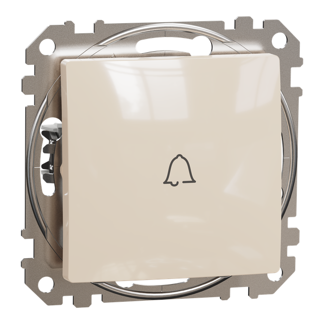 Sedna Design & Elements, przycisk dzwonek, beżowy