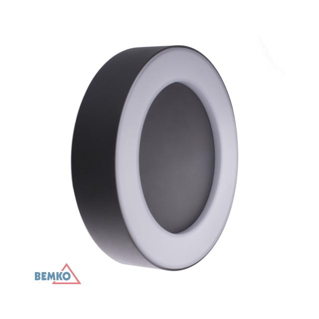 OPRAWA ELEWACYJNA VALIT 10W 3000K 800LM IP54 200X45MM OKRĄGŁA GRAFIT