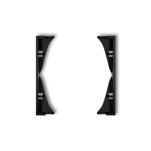 ICON Ramka pośrednia do gniazd podwójnych czarny mat KARLIK