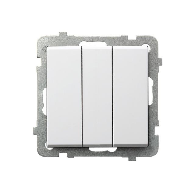 SONATA Łącznik potrójny - kolor biały