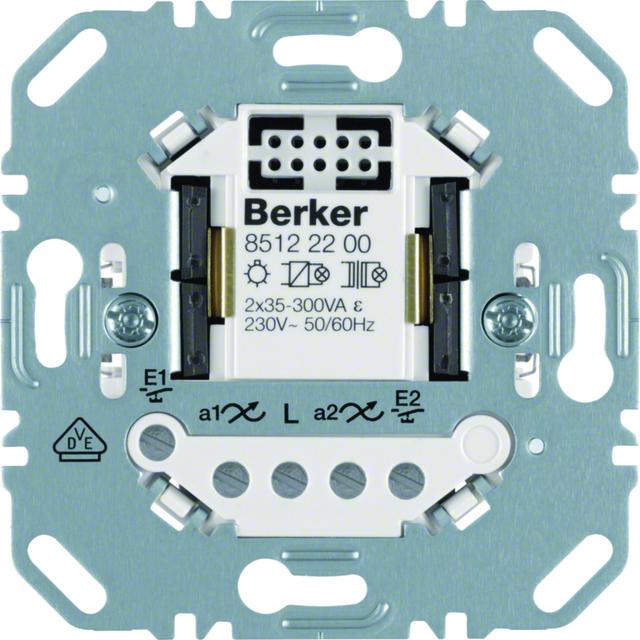 BERKER one.platform Elektroniczny sterownik załączający podwójna mechanizm 85122200 HAGER