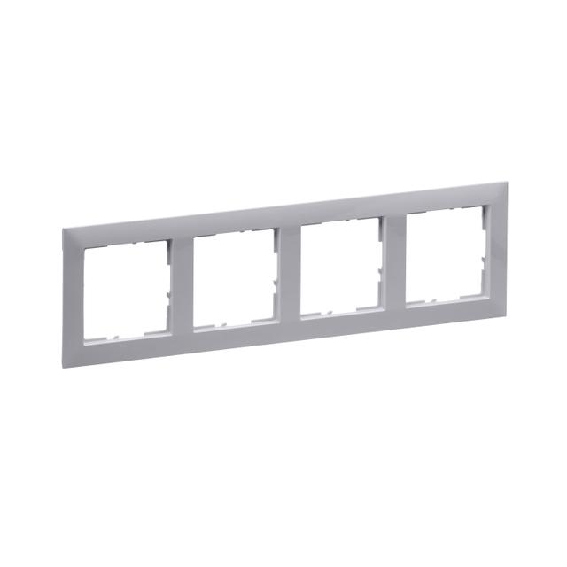 Suno Ramka Poczwórna 4-Krotna Cement 721544 LEGRAND