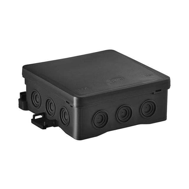 Puszka instalacyjna naścienna NS7 FASTBOX&HOOK czarny  SIMET