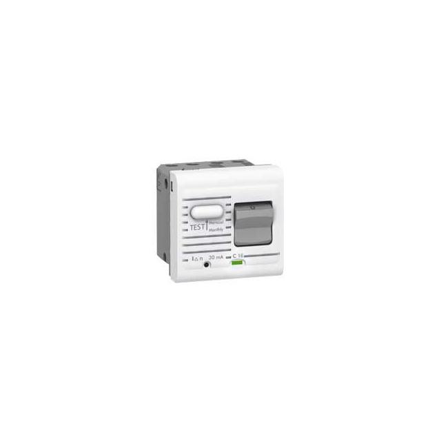 Mosaic Wyłącznik Różnicowo Prądowy 2 Moduły Biały 16A/30Ma -230V Typ AC 077532 LEGRAND
