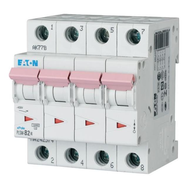 PLSM-C2/4-MW Wyłącznik nadprądowy 10kA C2A 4P 242600 EATON