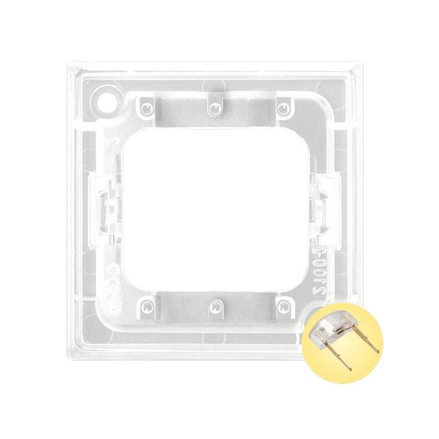 ARIA Zespół podświetlenia led złoty do łączników potrójnych - kolor bezbarwny