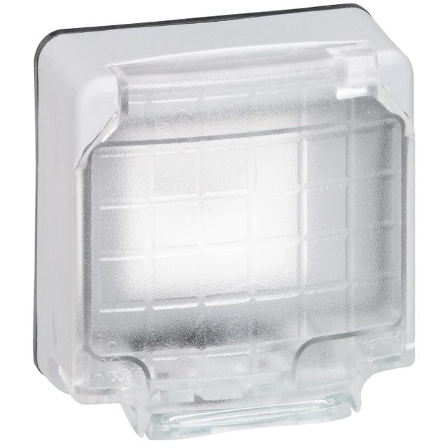 PLEXO IP66 ADAPTER MOSAIC Z KLAPKĄ SZEROKOŚĆ 2M - MECHANIZM BEZ PUSZKI, Legrand
