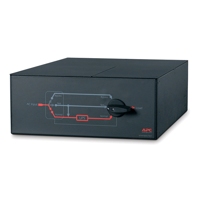 Panel obejścia serwisowego APC — 230 V; 100 A; MBB (najpierw zwarcie, potem rozwarcie); wejście podł