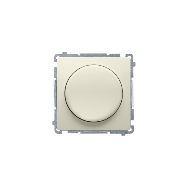 Simon Basic Ściemniacz naciskowo-obrotowy jednobiegunowy do LED ściemnialnych 230V beż