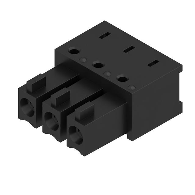 BCL-SMT 3.81/03/90 1.5SN BK BX Wtyki PCB (złącza płyty), 3.81 mm, Liczba biegunów: 3, kąt odejścia: 90° /50szt./ 1974770000 WEIDMÜLLER
