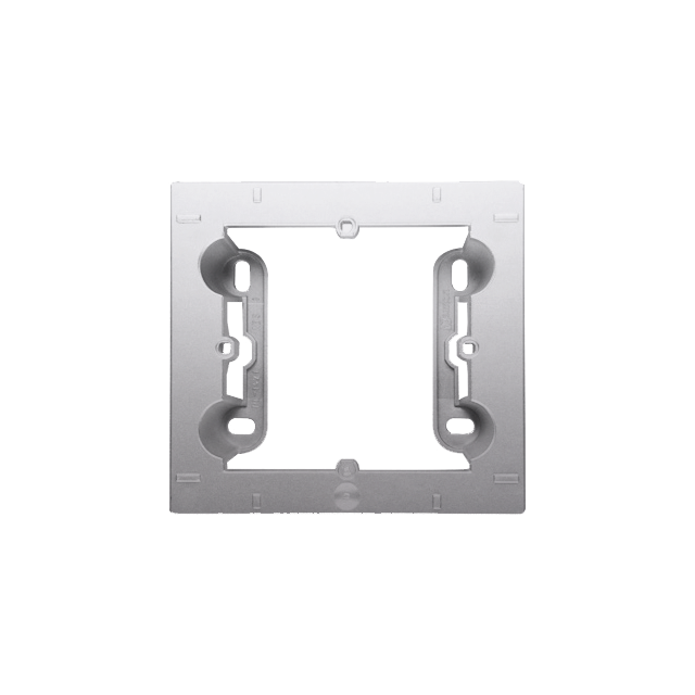 Simon 54 Premium Puszka natynkowa 1-krotna do ramek PREMIUM. Głębokość 35mm srebrny mat