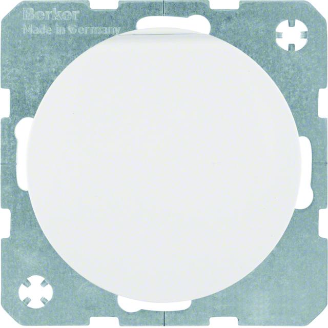 BERKER R.1/R.3 Gniazdo SCHUKO z pokrywą biały 47512089 HAGER