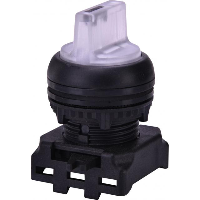 EGS3I-NN-W - Napęd pokrętny piórkiem 3 położeniowy, bez powrotu, podświetlany -Opal