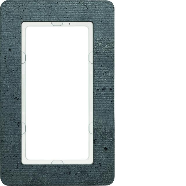 BERKER Q.7 Ramka z dużym wycięciem beton 13096020 HAGER