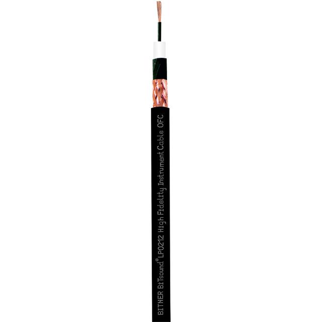 BiTsound High Fidelity Instrument Cable OFC 1x0,23 Giętki, estradowy współosiowy przewód instrumentalny LP0212 BITNER