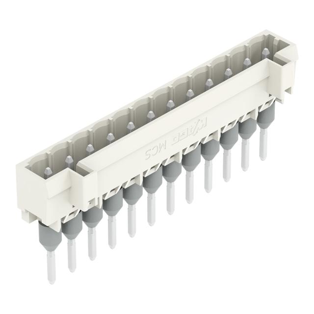 MCS-MIDI Classic wtyk 12-bieg. j-szary raster 5 mm /100szt./ WAGO