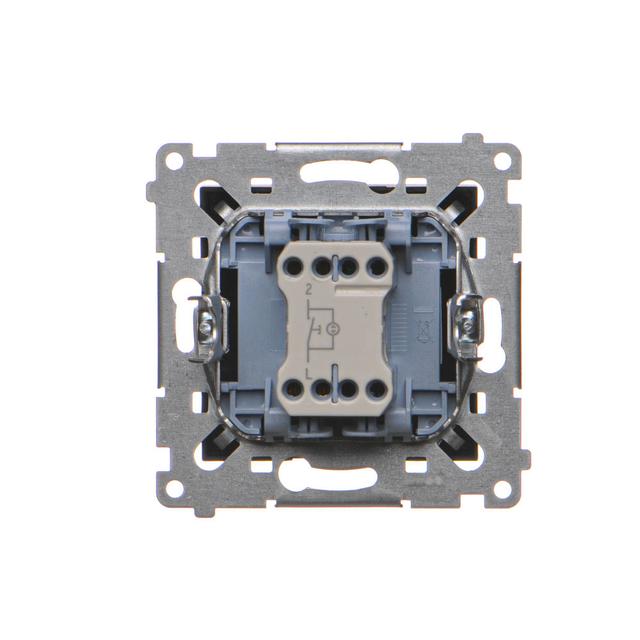 Simon 54 Przycisk „światło” z podświetleniem LED 10A szybkozłączka czarny