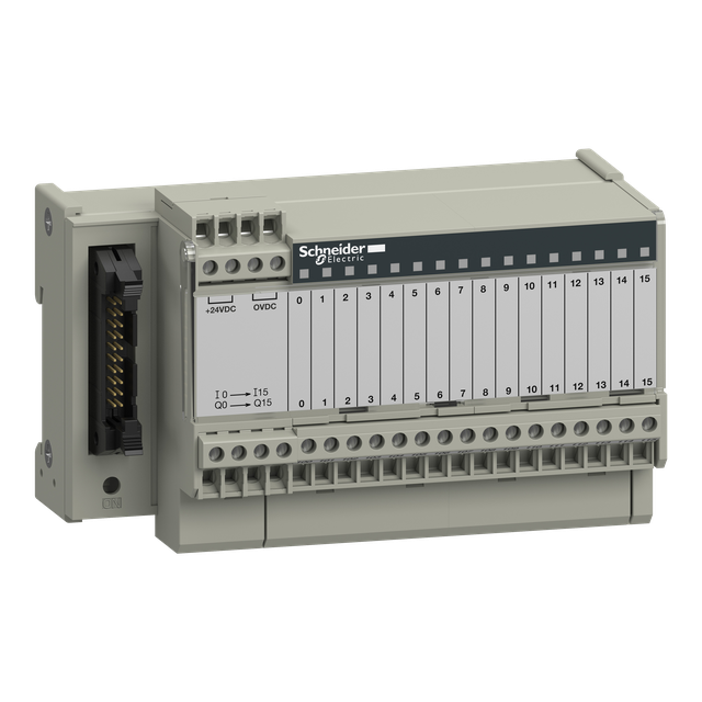 Modicon ABE7 podbaza do elektromechanicznych przekaźników 16 kanałów przekaźnik 5mm ABE7R16S111 SCHN