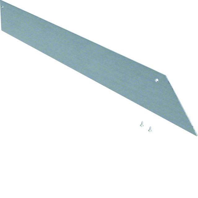 tehalit.AK Końcówka 1-str skos pokrywy 400X70mm stal AKE4000701 HAGER