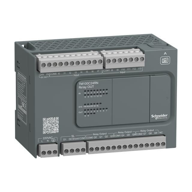 Sterownik M100, 14 we/10 wy przekaźnikowych, 220VAC
