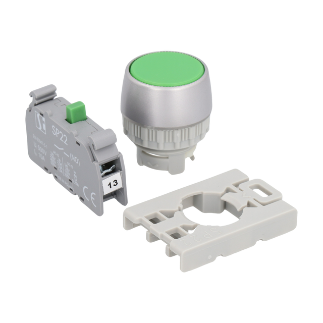 PRZYCISK KRYTY CZARNY 1 ZW 1 ROZ PIERŚCIEŃ NIKLOWANY