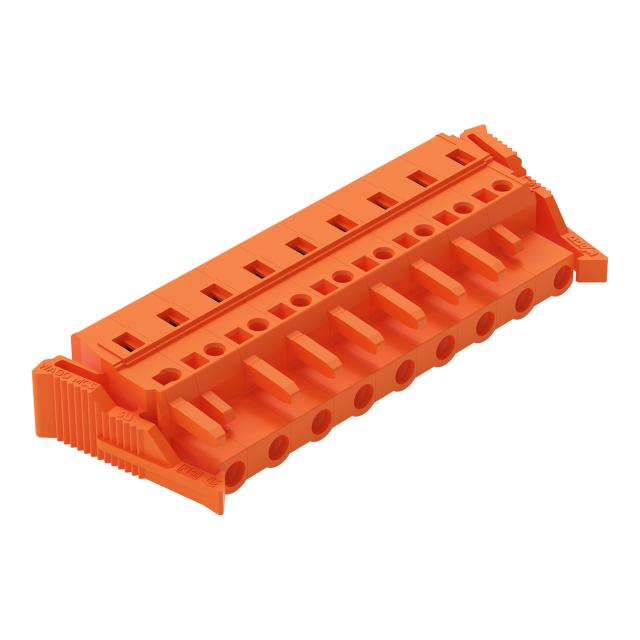 MCS-MIDI Classic gniazdo 9-bieg. pomarańczowe raster 7,62 mm /25szt./ WAGO