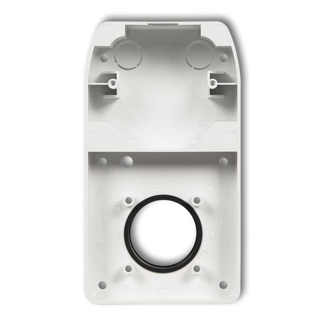 DECO Puszka montażowa podwójna do gniazda ssącego odkurzacza centralnego z gniazdem pojedynczym z uz