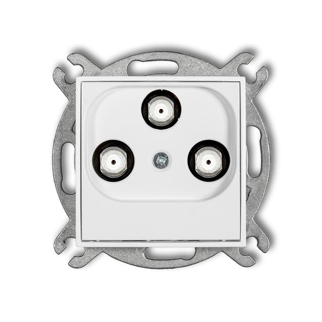 ICON Mechanizm gniazda multimedialnego 3F DATA (Vectra) biały