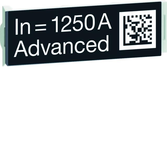 ACB HW2/4 Wtyczka z oznaczeniem znamionowym wyłącznika 1250A Advanced HWW708H HAGER