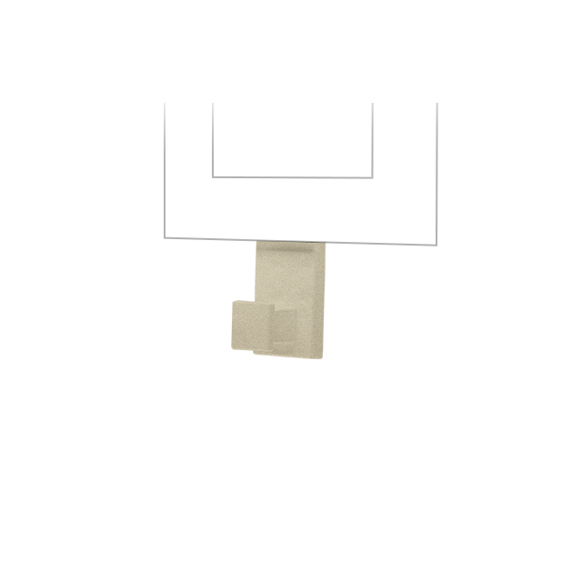 Simon 55 WMDL-TRLWXXX-144 Wieszak pojedynczy - pasuje do ramek Line; Szamp