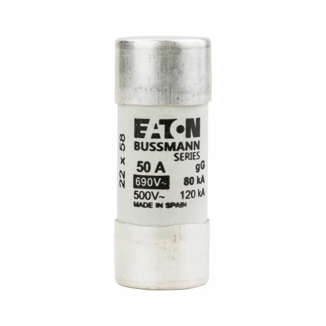 CYLINDRICAL FUSE 22 x 58 50A GG 690V AC Wkładka cylindryczna 22 x 58mm 50A GG 690V AC C22G50 EATON