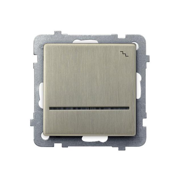 SONATA Łącznik schodowy z podświetleniem niebieskim - kolor nowe srebro