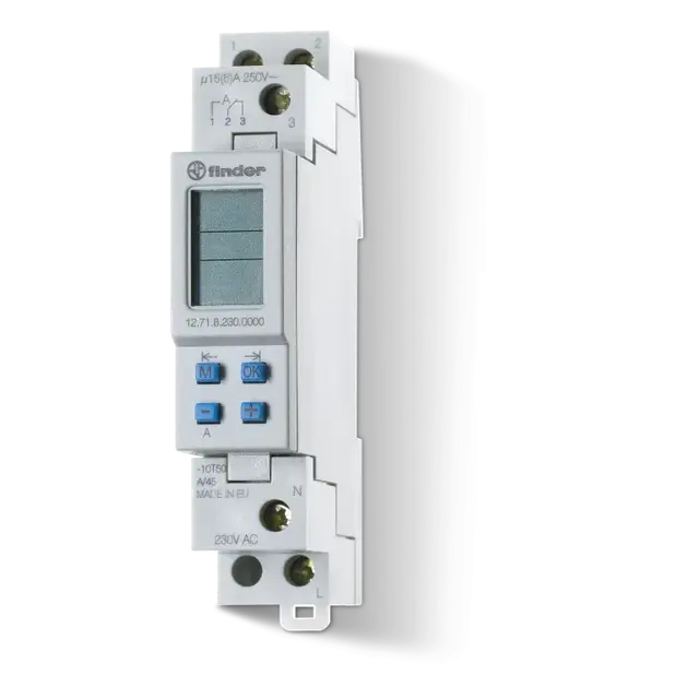 Zegar sterujący 1 P; 16A; 24V AC/DC; tygodniowy