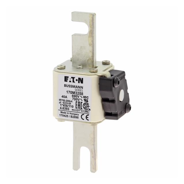 40A 690V 1*KN/110 aR INDICATOR FUSE Wkładka szybka 40A AC 690V compact DIN 1 45x58x134 mm, 170M3258