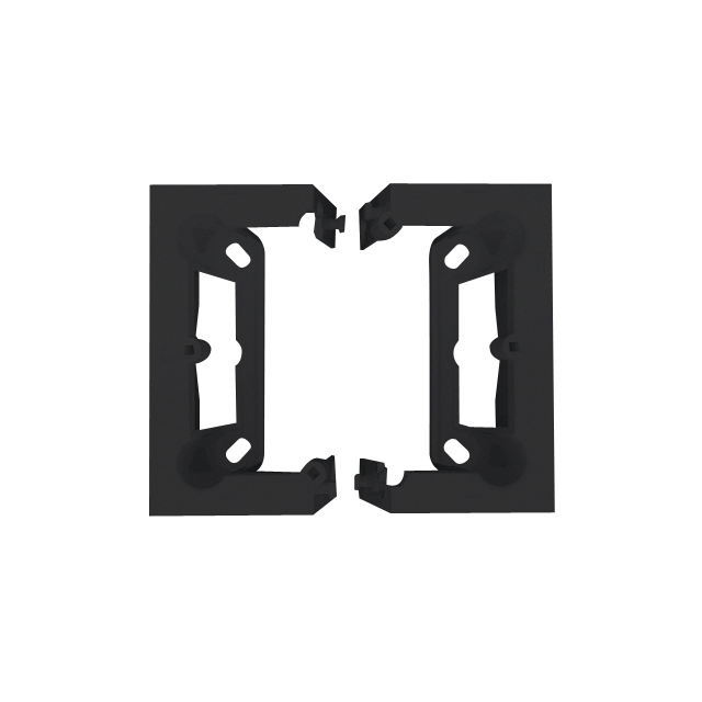 Simon 10 Puszka natynkowa pojedyncza składana. Głębokość 40mm czarny