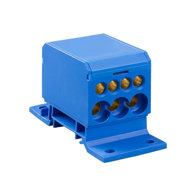 Blok rozdzielczy 2x4-50mm2-3x2,5-25mm2-4x2,5-16mm2 niebieski DB1-48.11 OPATÓWEK